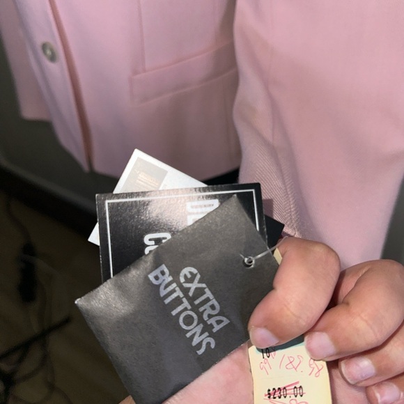 VINTAGE NWT Elegant Pink Women's Blazer & Skirt Set - Picture 8 of 11